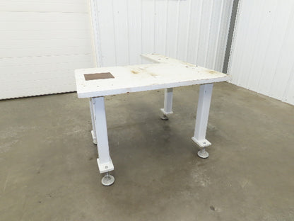 Welding Table Machine Base 1-1/4" Steel Top Work Bench 43x27" Top 28-1/2" H