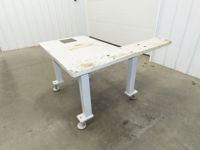 Welding Table Machine Base 1-1/4" Steel Top Work Bench 43x27" Top 28-1/2" H