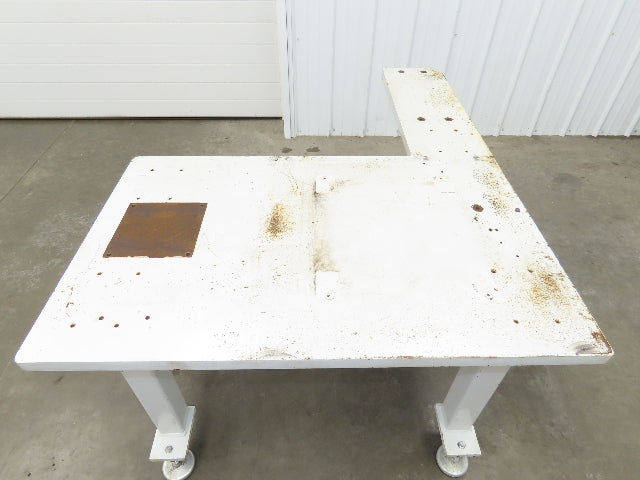 Welding Table Machine Base 1-1/4" Steel Top Work Bench 43x27" Top 28-1/2" H
