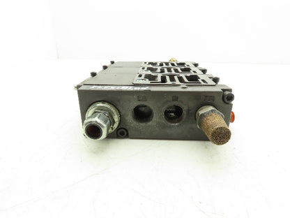 Numatics Mark 55 FlexiBlok 3-Station Pneumatic Solenoid Valve Manifold