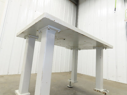 Welding Table Machine Base 1-1/4" Steel Top Work Bench 43x25-1/2" Top 28-1/2" H