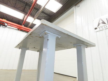 Welding Table Machine Base 1-1/4" Steel Top Work Bench 43x25-1/2" Top 28-1/2" H