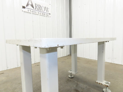 Welding Table Machine Base 1-1/4" Steel Top Work Bench 43x25-1/2" Top 28-1/2" H