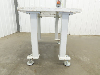 Welding Table Machine Base 1-1/4" Steel Top Work Bench 43x25-1/2" Top 28-1/2" H
