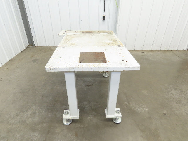 Welding Table Machine Base 1-1/4" Steel Top Work Bench 43x25-1/2" Top 28-1/2" H