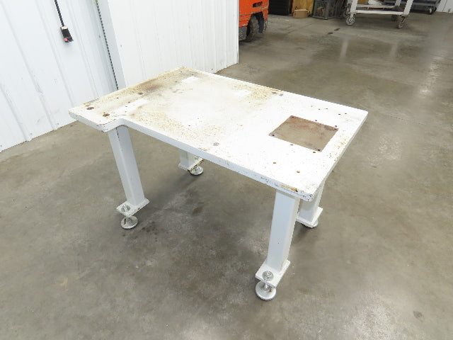 Welding Table Machine Base 1-1/4" Steel Top Work Bench 43x25-1/2" Top 28-1/2" H