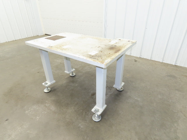 Welding Table Machine Base 1-1/4" Steel Top Work Bench 43x25-1/2" Top 28-1/2" H