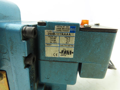 MAC 58D-33-114JC Pneumatic Solenoid Valve 120V 1.5"NPT 250B-117AAAA