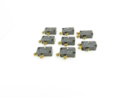 Omron V-15-1B6-K Snap Action Micro Switch Single Pole V-15-3B6-K Mixed Lot of 8
