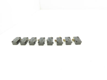 Omron V-15-1B6-K Snap Action Micro Switch Single Pole V-15-3B6-K Mixed Lot of 8