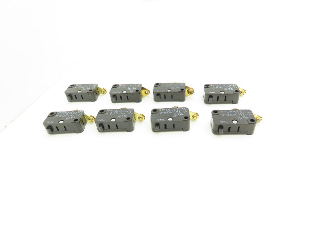 Omron V-15-1B6-K Snap Action Micro Switch Single Pole V-15-3B6-K Mixed Lot of 8