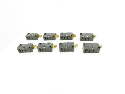 Omron V-15-1B6-K Snap Action Micro Switch Single Pole V-15-3B6-K Mixed Lot of 8