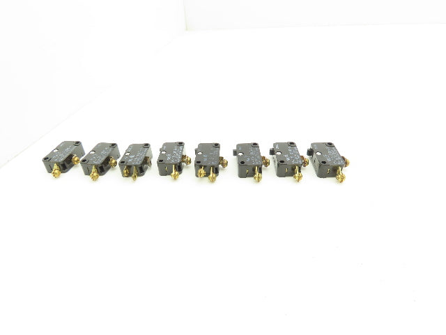 Omron V-15-1B6-K Snap Action Micro Switch Single Pole V-15-3B6-K Mixed Lot of 8