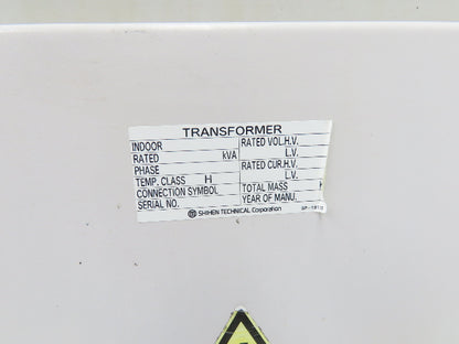 Okuma Power Transformer 50KVA 3PH Voltage Range 200/220/240/380/415/440/480V