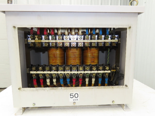 Okuma Power Transformer 50KVA 3PH Voltage Range 200/220/240/380/415/440/480V