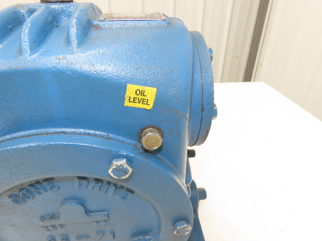 Cone Drive MH035-1 Worm Gearbox 60:1 Ratio 29rpm 2.5Hp LH 140TC