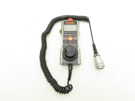 Mazak Handheld Pendant Controller 10-button w/Pulse Generator & Emergency Stop
