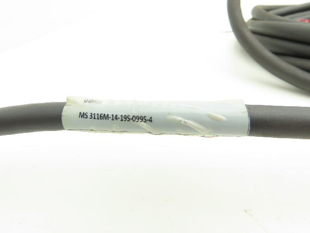 Turck MS3116M-14-19S-0995-4 Cordset Mil-Spec 3.25mm Fem Straight 20 Wire 13'