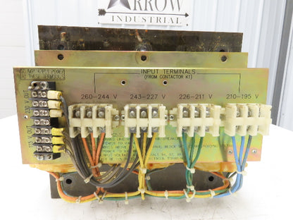 Paraline #4262 Power Transformer 195-260V Input 115/230V Output from Haas