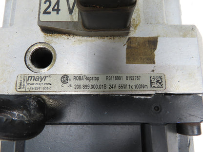 Rexroth MSK101E-0200-FN-M1-AG2-NNNN Servo Motor 600V 3PH with Roba-Topstop Brake