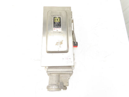 Square D HU362DSWC Safety Disconnect Switch 60 Amp 600V 3 Pole Crouse Hinds E1