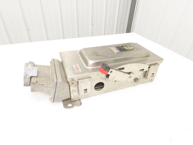 Square D HU362DSWC Safety Disconnect Switch 60 Amp 600V 3 Pole Crouse Hinds E1
