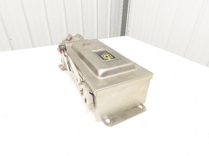 Square D HU362DSWC Safety Disconnect Switch 60 Amp 600V 3 Pole Crouse Hinds E1