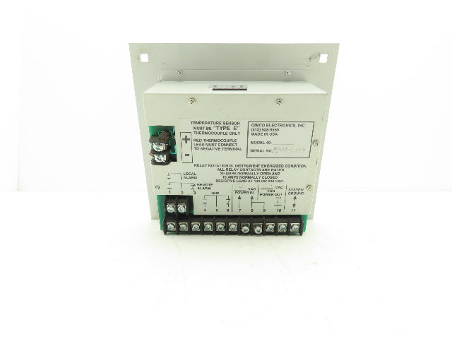 Cimco Electronics 40 Temperature Monitor Micro-Controller 120VAC Digital Display