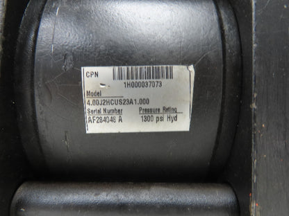 Parker 4.00 J2HCUS23A 2H Series Hydraulic Cylinder 4" Bore 1" Stroke 1300psi