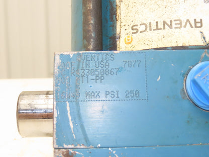 Aventics MT1-PP Pneumatic Air Cylinder 6" Bore 3" Stroke 250psi Trunnion Mount
