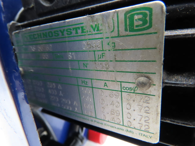 Technosystems 011 Lubrication System Single Line XS 56 B2 230/460 3 Ph