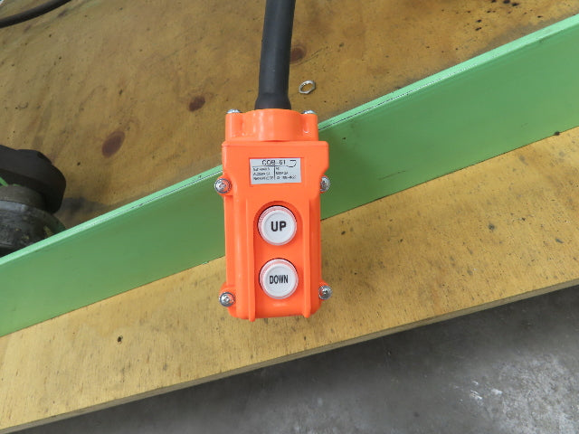 Custom Hydraulic Scissor Lift Table 2500lb 55"x51" Top 35" Travel 480V 3Ph