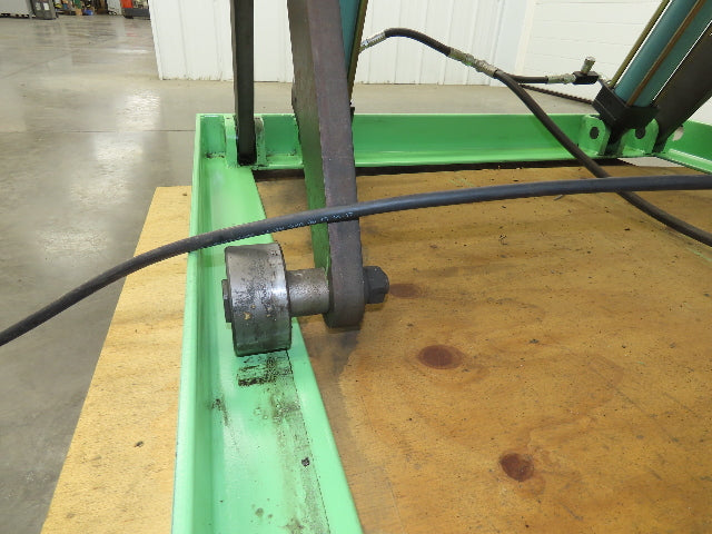 Custom Hydraulic Scissor Lift Table 2500lb 55"x51" Top 35" Travel 480V 3Ph