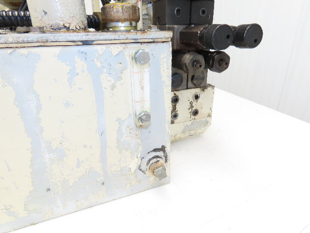 Yuken A10-FR01B-11 Hydraulic Power Unit 27 Liter Tank 4.5gpm 1015psi 220V 3PH