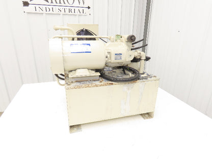 Yuken A10-FR01B-11 Hydraulic Power Unit 27 Liter Tank 4.5gpm 1015psi 220V 3PH