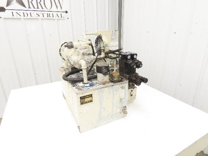 Yuken A10-FR01B-11 Hydraulic Power Unit 27 Liter Tank 4.5gpm 1015psi 220V 3PH