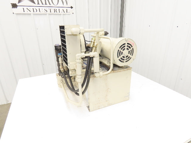 Yuken A10-FR01B-11 Hydraulic Power Unit 27 Liter Tank 4.5gpm 1015psi 220V 3PH