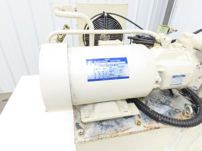 Yuken A10-FR01B-11 Hydraulic Power Unit 27 Liter Tank 4.5gpm 1015psi 220V 3PH