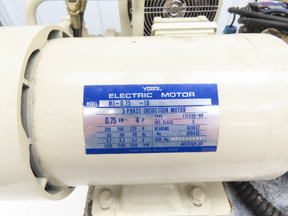 Yuken A10-FR01B-11 Hydraulic Power Unit 27 Liter Tank 4.5gpm 1015psi 220V 3PH