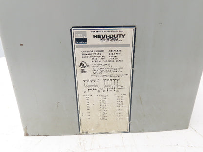 Sola Hevi-Duty Stepdown Power Transformer 7.5kVA 240x480V Hi 120/240V Low 1Ph