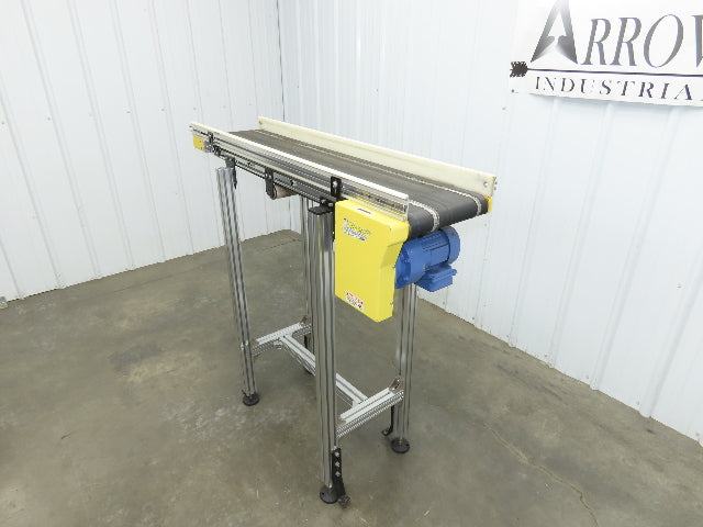 Direct Conveyors 12"x 50"L Belt Conveyor .33Hp 230/460V 3PH 13 FPM Adj Incline