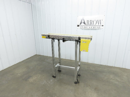 Direct Conveyors 12"x 50"L Belt Conveyor .33Hp 230/460V 3PH 13 FPM Adj Incline