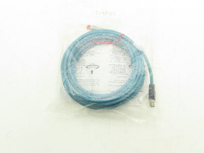Keyence OP-88088 Ethernet Cable M12 X-Coded 4 Pin RJ45 Connector 10m Long