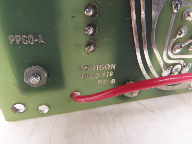 Acrison 105-2-178 SCR Printed Circuit Control Interface Board PCB