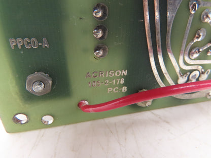 Acrison 105-2-178 SCR Printed Circuit Control Interface Board PCB