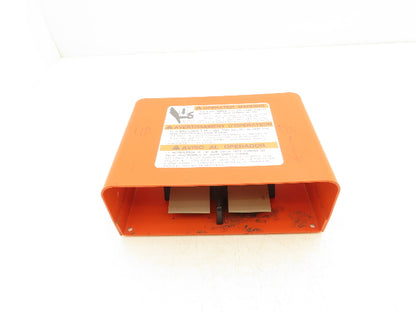 Linemaster Twin 88SH1-05 Footswitch Foot Pedal Dual Switch Control Momentary