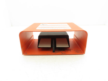 Linemaster Twin 88SH1-05 Footswitch Foot Pedal Dual Switch Control Momentary