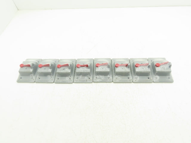 Carlon E98TSCN Weatherproof Toggle Switch Cover Polycarbonate 4.75 x 3" Lot of 8