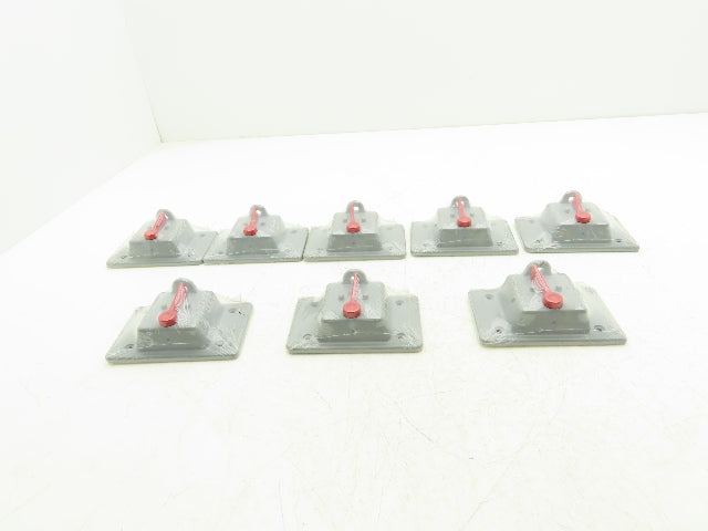 Carlon E98TSCN Weatherproof Toggle Switch Cover Polycarbonate 4.75 x 3" Lot of 8