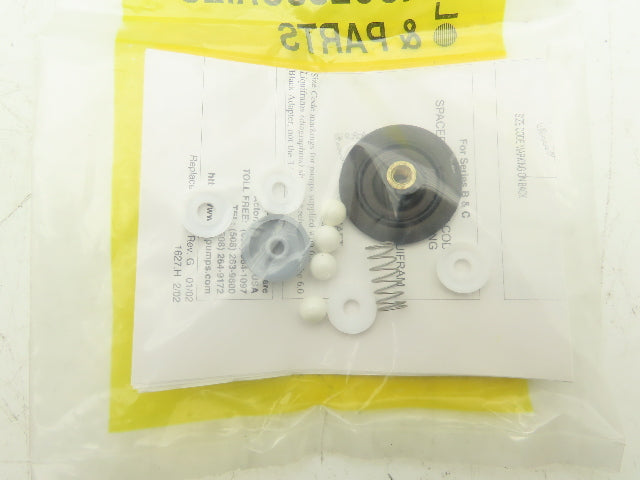 LMI SP-U9 Chemical Metering Pump Rebuild Parts Kit For Liquid End